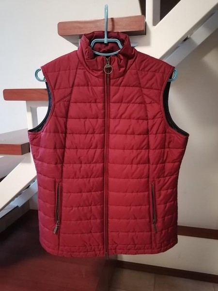 Women Barbour Vest Burgundy XL