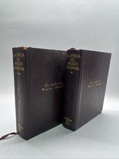 1964-64 Antonio Castro Leal LA NOVELA DEL MEXICO COLONIAL 2 Volumen Set Aguilar