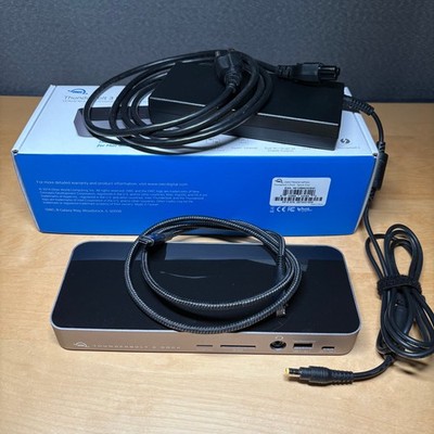 OWC Thunderbolt 3 Dock OWCTB3DK14PSG - with AC adapter, TB 3 cable. Free ship!