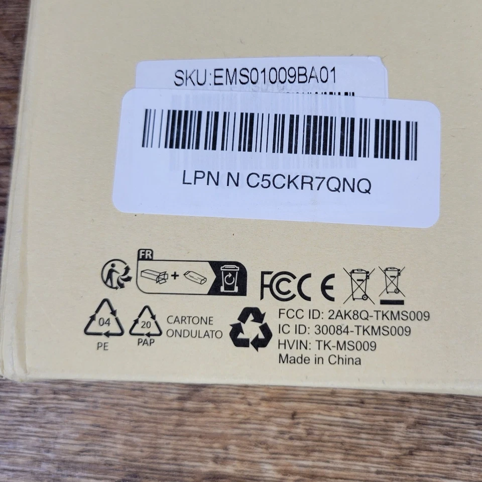 Tecknet TK-MS009 Wireless Rechargeable Computer Mouse - Black - Image 3 of 4