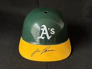 Jose Canseco Oakland Athletics Autographed Baseball Helmet Schwartz COA