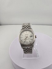 Rolex Datejust 1603 Silver Jubilee Bracelet with Silver Bezel