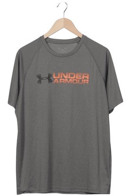 UNDER ARMOUR T-Shirt Herren Oberteil Shirt Sportshirt Gr. L Grau #mek7y5t