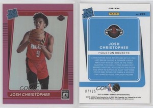 2021 Panini Donruss Optic Rated Pink Prizm /25 Josh Christopher #200 Rookie RC
