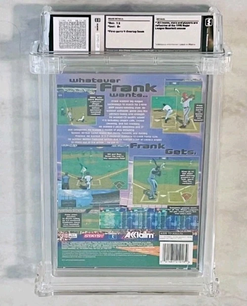 7.5 B+ Precintado 🎮 Frank Thomas Big Hurt Baseball ⚾️ Sony Playstation 🎮 PS1 Foto 2 de 4