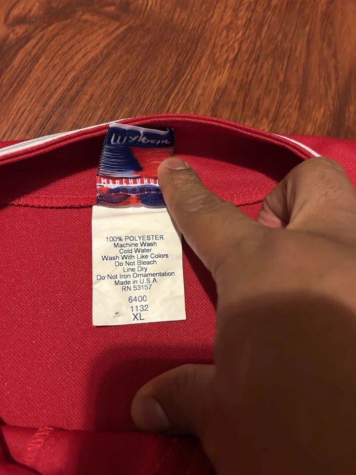 Camiseta de béisbol roja de colección Majestic Anaheim Angels Los Angeles XL vintage  Foto 4 de 4