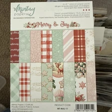 Mintay Papers 6” X 8” Paper Pad Merry & Joy