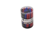 Office Depot Retractable Ballpoint Pens 1.0mm Assorted 50 Count Black Blue Red
