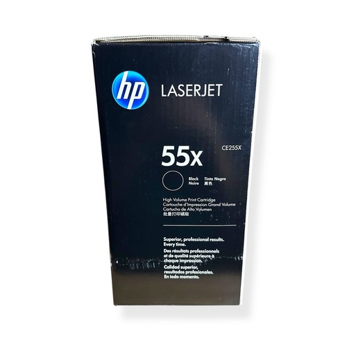 Cartouche de toner noir haute capacité originale HP 55X (CE255X) - Neuve - Livraison gratuite - Photo 3/8