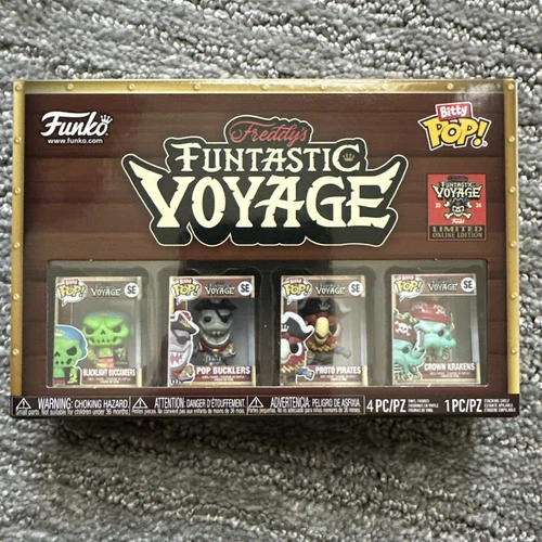 Funko Bitty Pop 4 Pack Pirates Funtastic Voyage Mascots 2024 SDCC Box of Fun