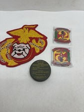 United States Marine Corps Memorabilia A Bulldog Patch &  More