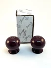 Fiesta Fiestaware Claret Salt and Pepper Shakers With Box retired color