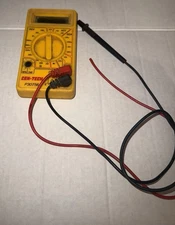 CEN-TECH 7 FUNCTION DIGITAL MULTIMETER (Item 30756 Yellow)