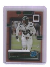 2022 Clearly Donruss #100 Jermaine Johnson II Orange #/75