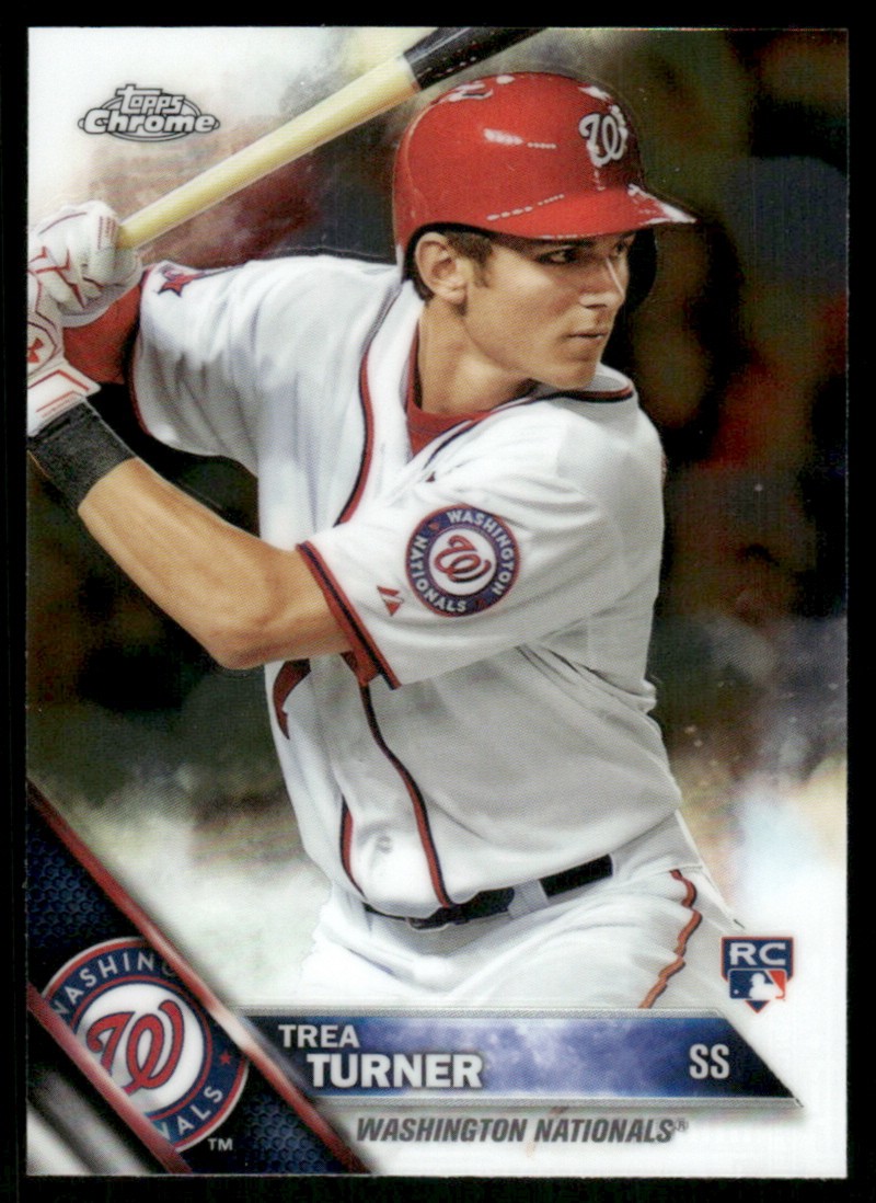 2016 Topps Chrome #32 Trea Turner RC