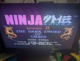 Ninja Gaiden II 2: The Dark Sword of Chaos (Nintendo, 1990) Authentic NES Tested
