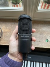 AUDIO-TECHNICA AT2020 MICROFONO DA STUDIO CARDIOIDE A CONDENSATORE + CAVO XLR