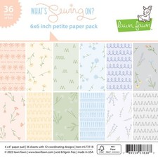 Lawn Fawn 6x6 Paper Pack LF3118 What's Sewing On?