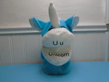 F-A-O SCHWARZ ALPHABET UNICORN 6.5" HAND PUPPET PLUSH (ML345)
