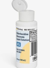 Chlorhexidine Gluconate Tropical solution Antimicrobial skin Cleanser 4Oz 118 ml
