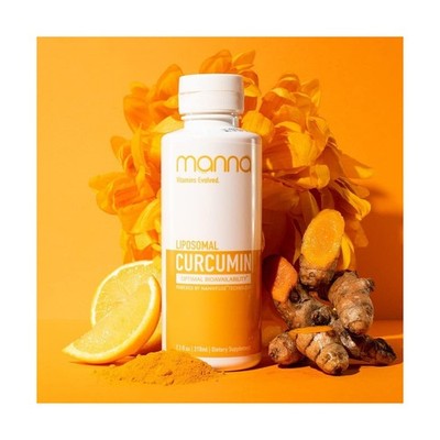 Manna Vitamins Evolved Liposomal Liquid Curcumin for Advanced Absorption Best...