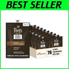 Exclusive Peet's French Roast Freshpacks - 76 Packs for Quality Brewing