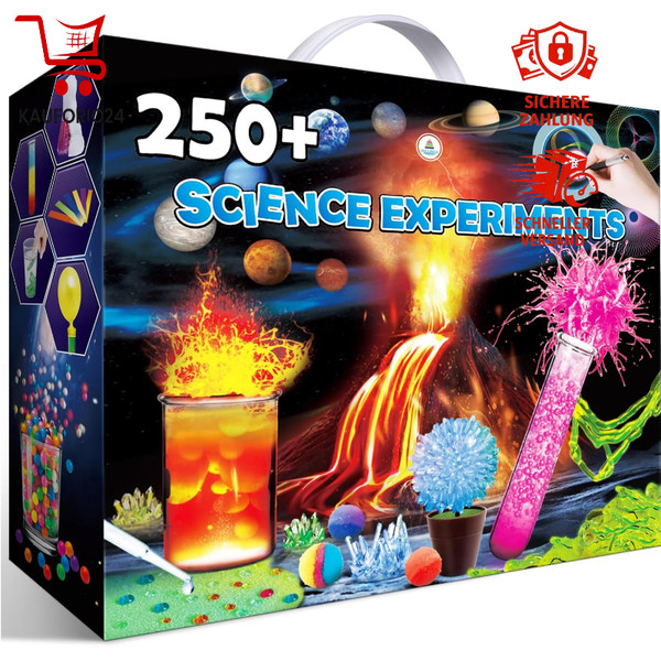 Wissenschafts Experimente Set 250+ FüR Kinder, Chemie, Stem, Spielzeug-image