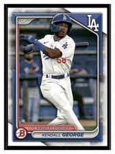 2024 Bowman Prospects #BP-58 Kendall George Los Angeles Dodgers 34657