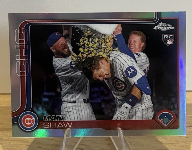 2025 Topps Chrome Update - Matt Shaw #USC196 Short Print (SP) Variation (RC)