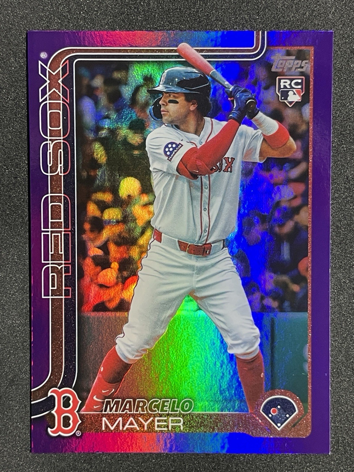 2025 Topps Update Marcelo Mayer RC Purple Foil #’d /250 Red Sox #US105