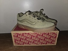Vans Caldrone Gothic Olive Translucent Gum Sole Sneakers Womens Size 6