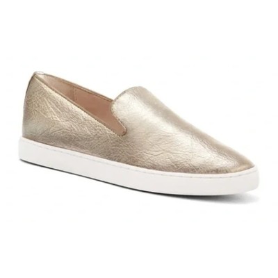 Birdies The Swift Loafer Sneakers Gold Metallic Sporty Prep Comfort Wedge 11