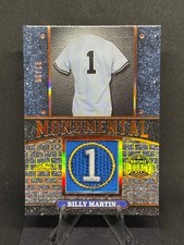 Billy Martin 2024 Leaf Bronx Legacy Monumental Bronze Holofoil Relic /35 #M-5
