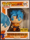 Funko Pop SSGSS Goku #121 Dragon Ball Z Resurrection F Hot Topic Vaulted w/Prot