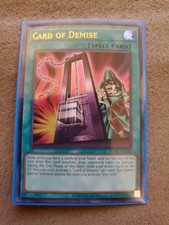 Card of Demise kc01-en046 (NEW) Ultra Rare Yu-Gi-Oh!