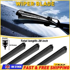 Brand New UK 28" Car Bus Silicone Frameless Windshield Wiper Blade Refills Upgra