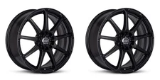 (2X) Enkei EDR9 Wheels [18x7.5 / 5x100/114.3 / ET:45 / CB:72.6] Matte Black