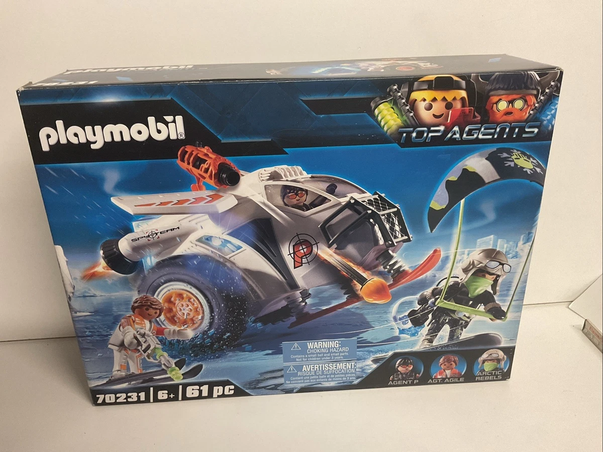 PLAYMOBIL 70231 - Top Agents - Spy Team Schneegleiter In OVP Komplett TOP