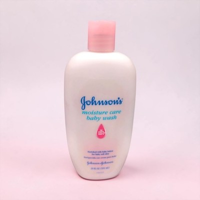 Johnson s Moisture Care Baby Wash with Lotion Pink Bottle 15 oz Sealed Vtg 2012