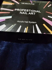 Morovan Professional Acrylic Nail Kit System Nail Art Set Brand New-