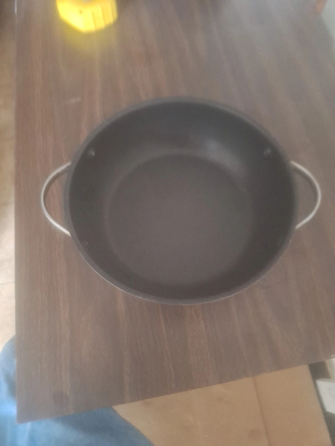 Princess House 9.5 round 2 Qt. 18/10 Stainless Steel Pan Flat Bottom Used