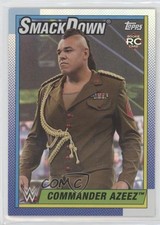 2021 Topps Heritage WWE Rainbow Foil Dabba-Kato Commander Azeez #56 2k3