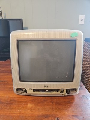 Vintage 1998 iMac G3 Teal Blue Mac Untested