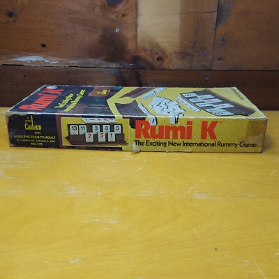 _ Rumy   Rumi-K 1977 Vintage Board/Tile Game COMPLETE- Rummy Game