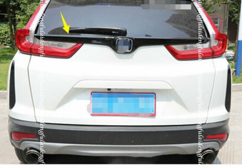 Gloss Black Rear Trunk Lid Upper Decor Strip Cover Trim For Honda CR-V 2017-2022 - Picture 2 of 5