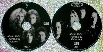 VAN HALEN Music Video Anthology 1978 to 2020 2 DVD Set 37 Videos