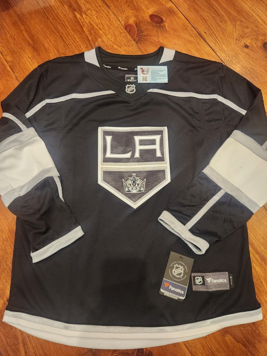 Los Angeles Kings Fanatics Breakaway Men's Large XL Hockey Jersey NHL LA  Blank