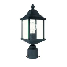Dolan Designs Charleston 1 Light Post Black - 932-50