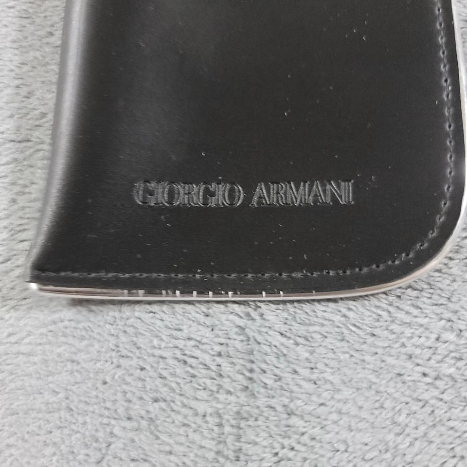 全新 GIORGIO ARMANI 眼镜 太阳镜 黑色 软壳 — 第 2/4 张图片