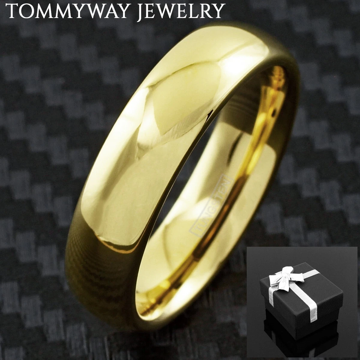 Used mens gold wedding bands clearance